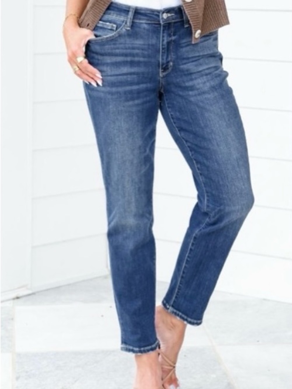 Judy Blue Slim Fit Medium Blue Denim Jeans
